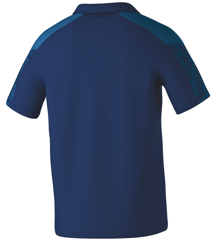 Navy Unisex Poloshirt - Back View