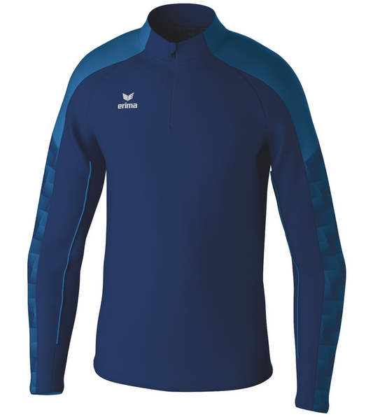 Navy Unisex Quarterzip - Front View