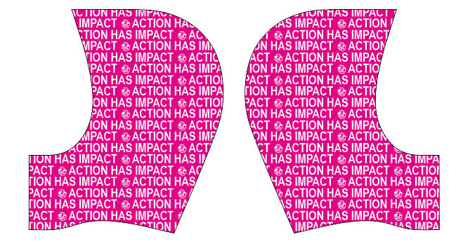Action has Impact - Deluxe Hoody (Pink Liner)
